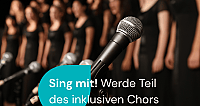 Mikrofon vor Chor