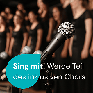 Mikrofon vor Chor