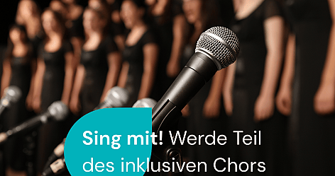 Mikrofon vor Chor